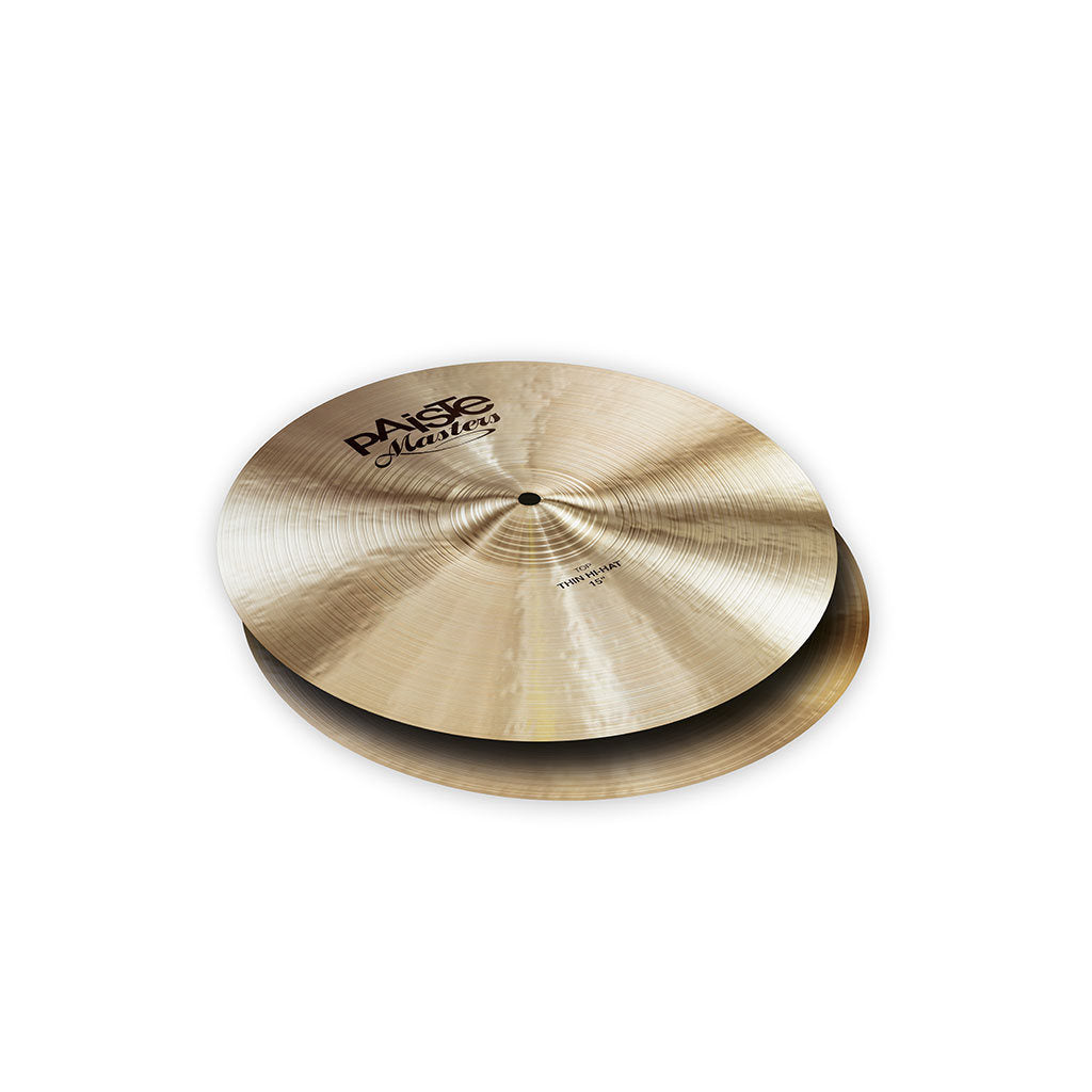 Paiste 15" Masters Thin Hi-Hat Cymbals - New,15 Inch