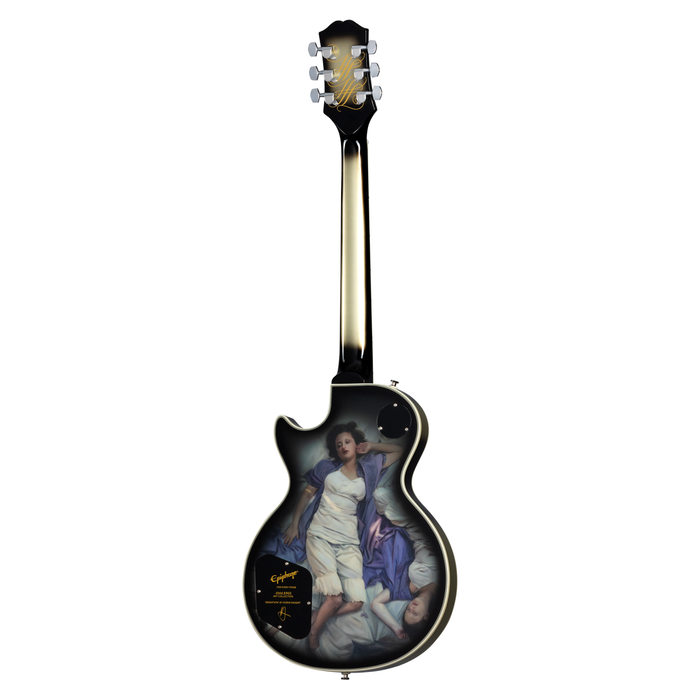 Epiphone Adam Jones Les Paul Custom Art Collection Korin Faught’s “Sensation” 1965 Electric Guitar