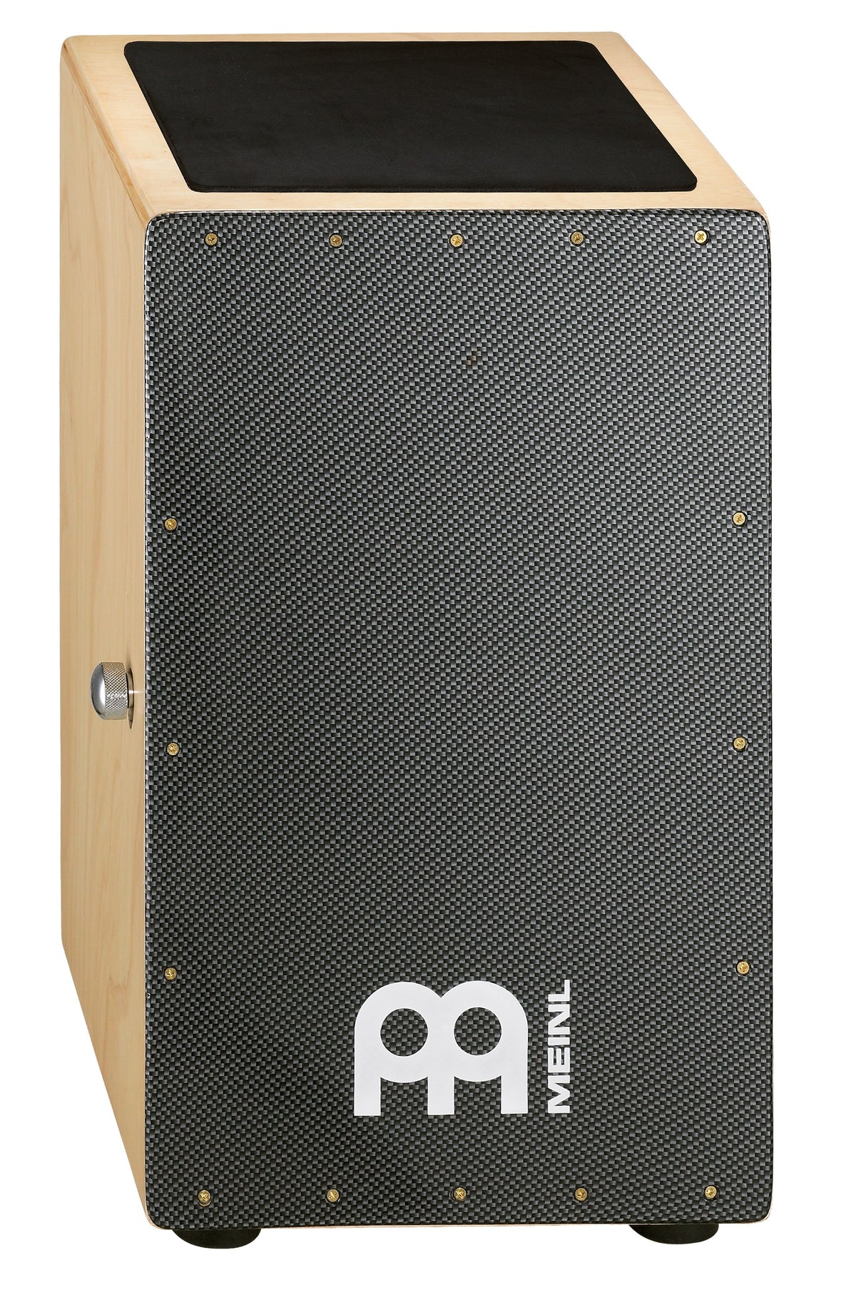 Meinl CAJ1CA-M Modern Snare Cajon with Carbon Finish Frontplate