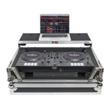 ProX XS-DDJSR2LT LED Flight Case for Hercules Inpulse T7 W-Laptop Shelf and Bonus LED Kit