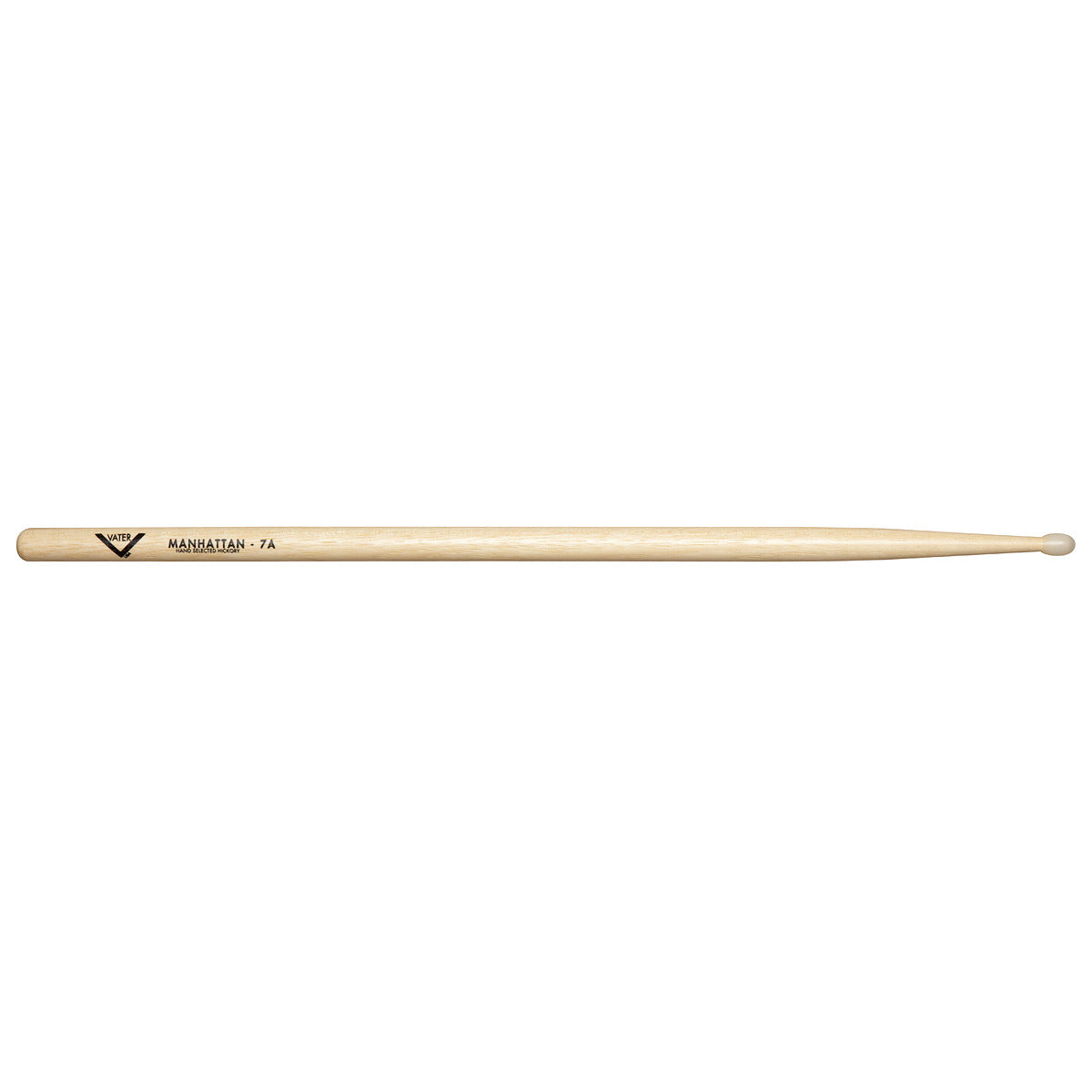 Vater American Hickory Drumsticks - Manhattan 7A - Nylon Tip
