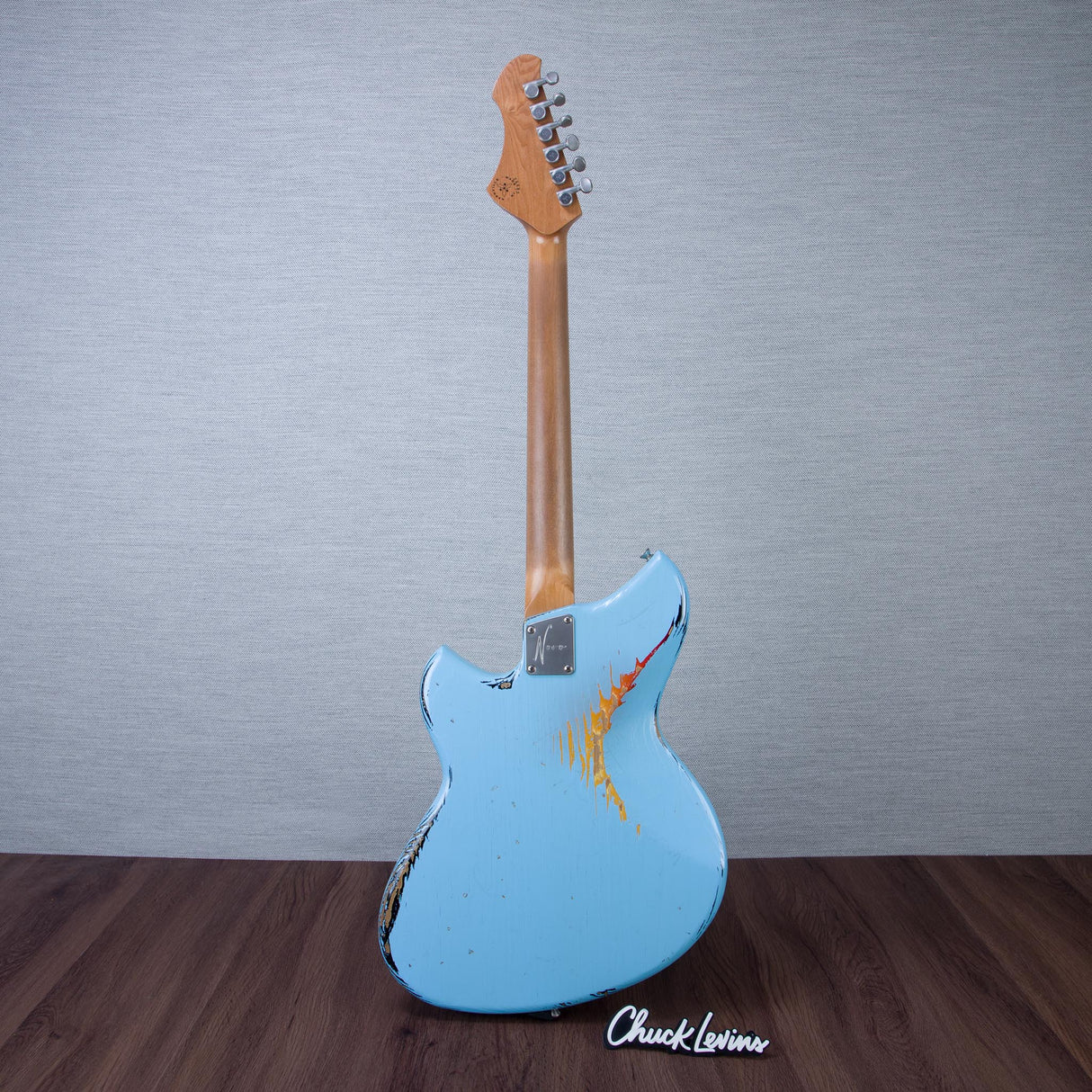 Novo Guitars Dealer Limited Edition Serus J Electric Guitar - FOF Daphne Blue over '64 3TB - #26685
