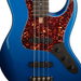 Brubaker JXB-4 Standard Bass Guitar - Blue Metallic - New