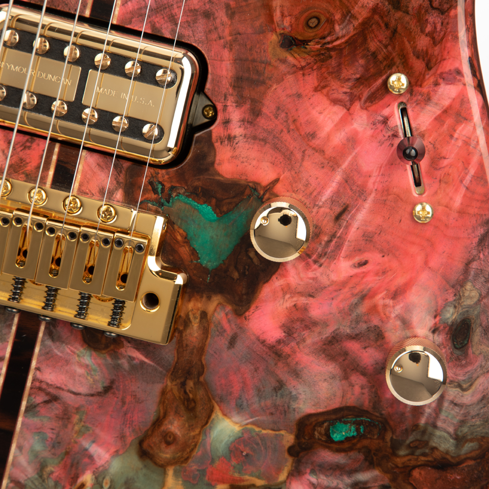 ESP Exhibition Limited Throbber CTM FL Electric Guitar - Natural Amorous Brown - New