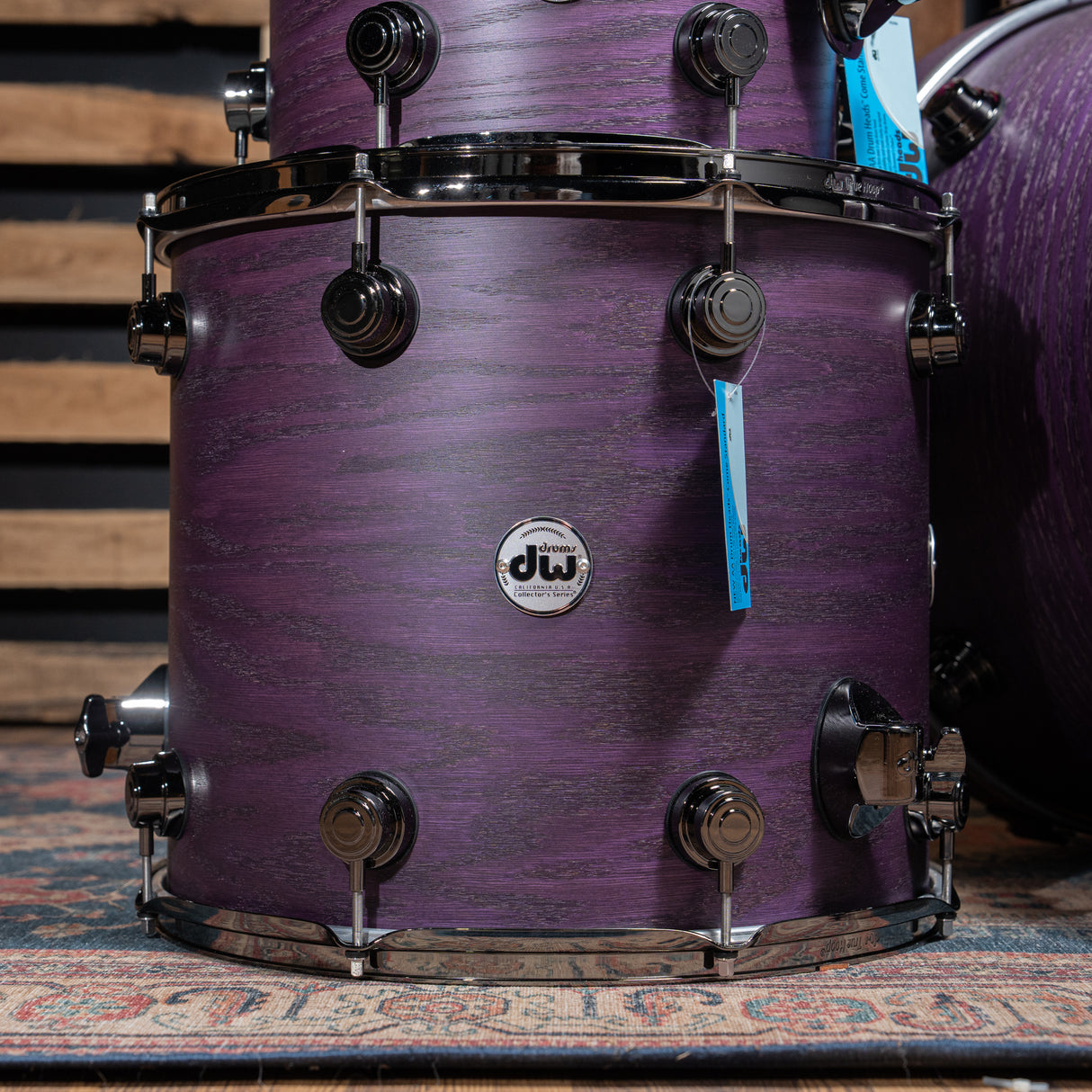 DW Collector's Oak 5-Piece Shell Pack with 22-Inch Kick - Lavender Satin Oil