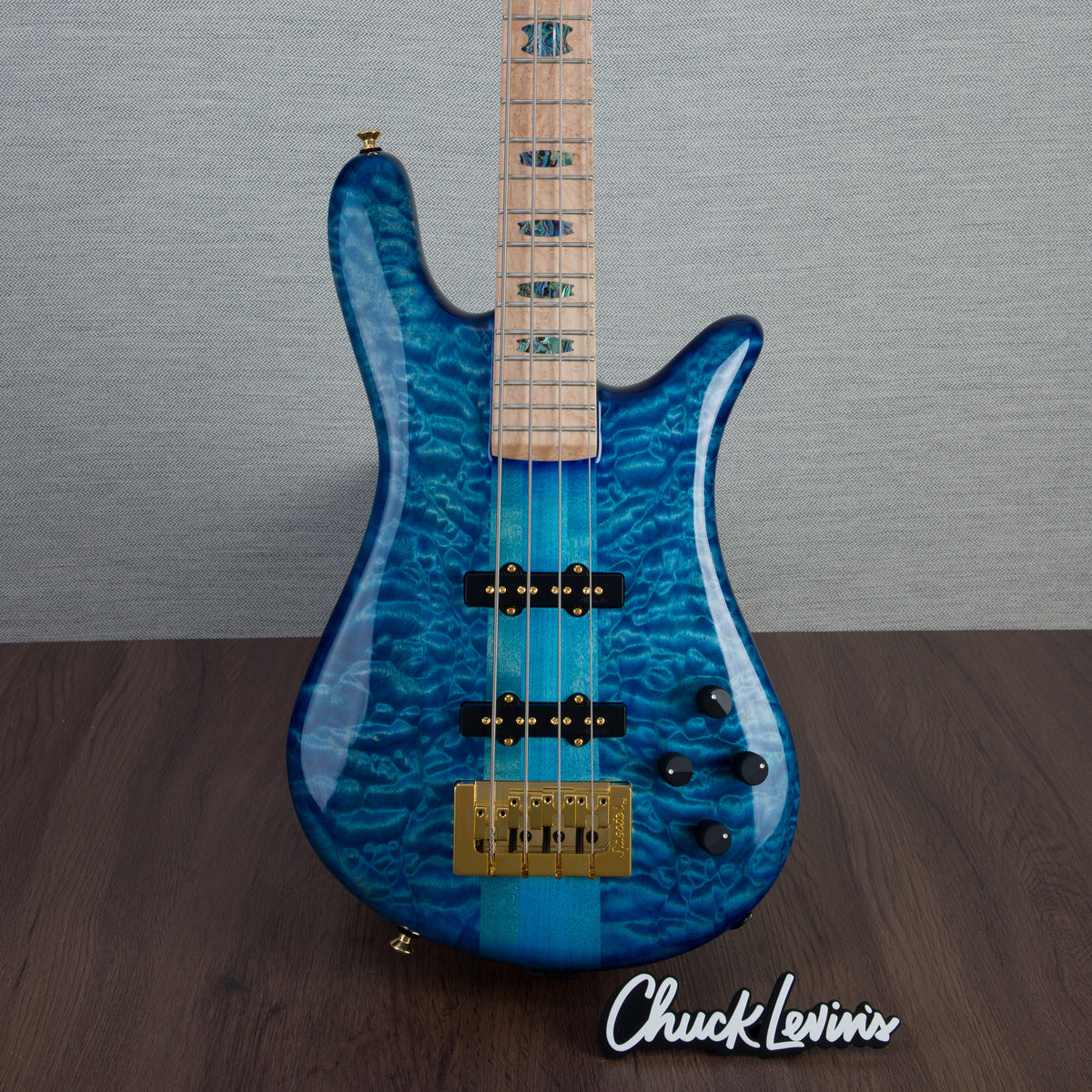 Spector USA Custom NS2 Bass Guitar - Bahama Blue - #1571 – Chuck Levin ...