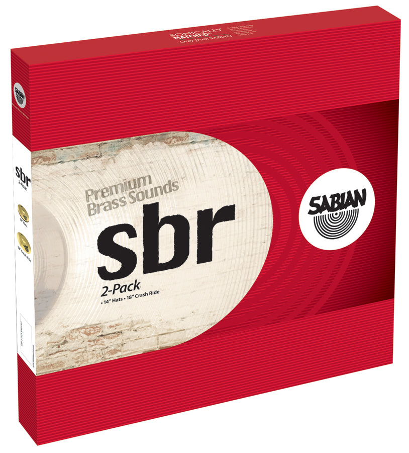 Sabian SBr 2-Cymbal Pack