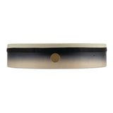 LP 18 x 4-Inch Tunable Bendir Frame Drum - Black-to-Natural Fade