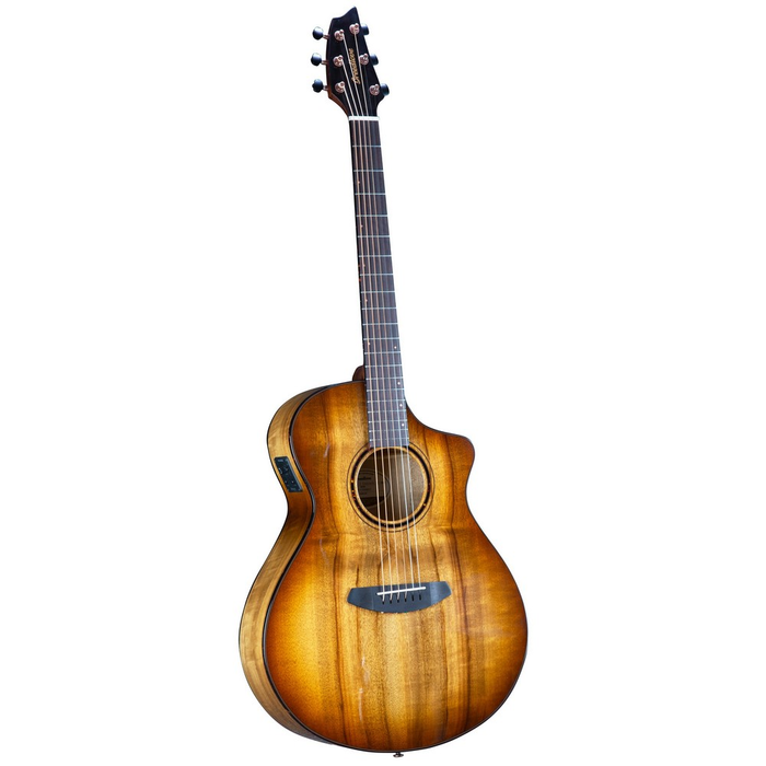 Breedlove ECO Pursuit Exotic S Concert CE Acoustic Guitar - Amber, Myrtlewood - New