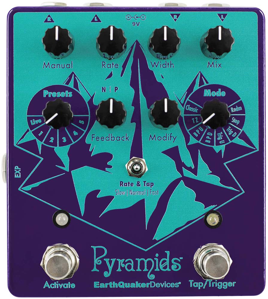 Earthquaker Devices Pyramids Stereo Flanging Device - Mint, Open Box