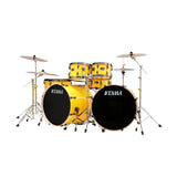 Tama Imperialstar 7-Piece Drum Kit with Double 22-Inch Kick Drums - Electric Yellow