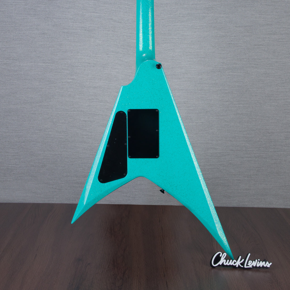 ESP USA V-II FR Electric Guitar - Midori Gold Sparkle - #US24235 - Mint, Open Box