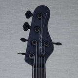 Brubaker USA Performance Series JXB-5 Electric Bass Guitar - Black Satin - #001-23