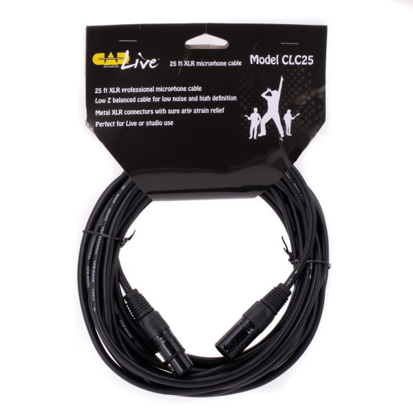 CAD CLC25 Professional XLR Microphone Cable 25-Foot