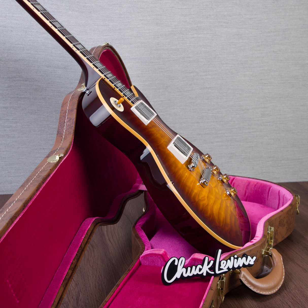 Gibson Custom Shop 1959 Les Paul Standard Reissue 5A Quilt Maple Top Electric Guitar - Faded Tobacco Sunburst - #960147