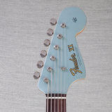 Fender Time Machine Bass VI Deluxe Closet Classic Bass Guitar - Aged Firemist Silver - #CZ575731