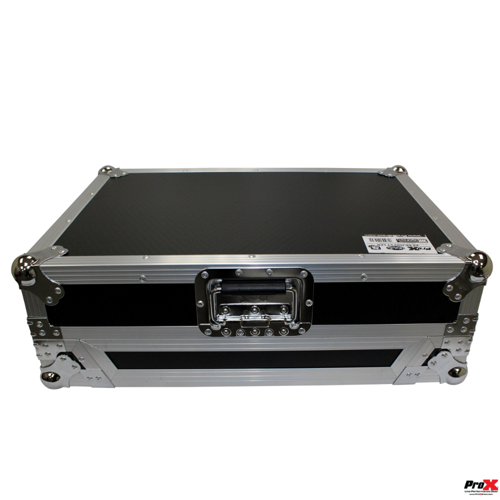ProX XS-DDJSR2LT LED Flight Case for Hercules Dj INPULSE 500 W-Laptop Shelf and Bonus LED Kit