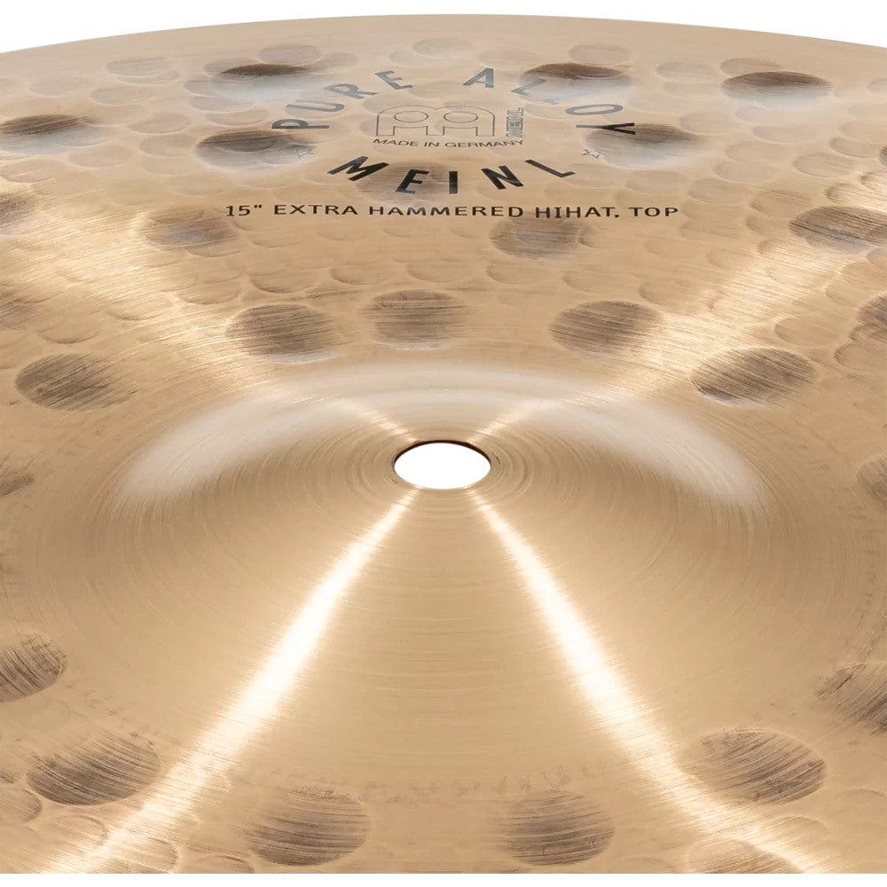 Meinl 15-Inch Pure Alloy Extra-Hammered Hi-Hat Cymbals