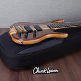 Ken Smith BSR-5TNE-FW Black Tiger Elite 5-String Electric Bass Guitar - Figured Walnut - #5TNE706526