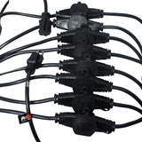 ProX XC-MEP14-529 52' Ft. Male NEMA 120VAC to 9-Outet Female Edison 14/3AWG Power Extension Cable