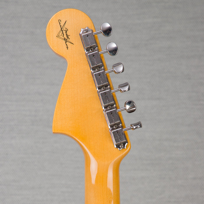 Fender Custom Shop '62 Jaguar Closet Classic Electric Guitar - Aged Burgundy Mist Metallic - #CZ564176