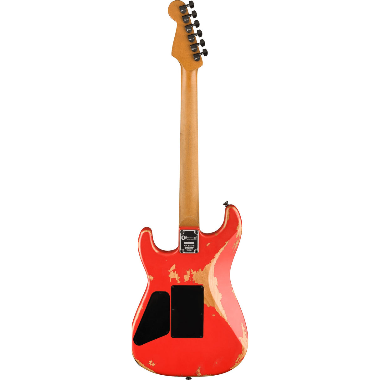 Charvel Pro-Mod Relic San Dimas Style 1 HH FR PF, Pau Ferro Fingerboard - Weathered Orange - Mint, Open Box