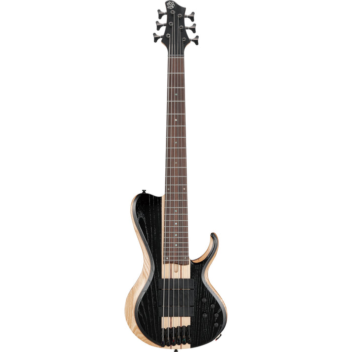 Ibanez BTB Bass Workshop BTB866 6-String Bass Guitar - Weathered Black Low Gloss