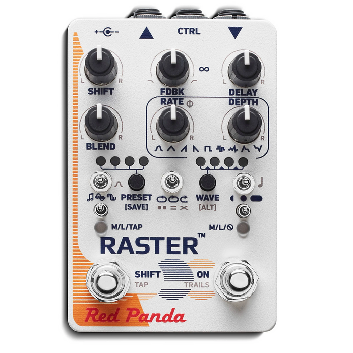 Red Panda Raster 2 Delay Pedal