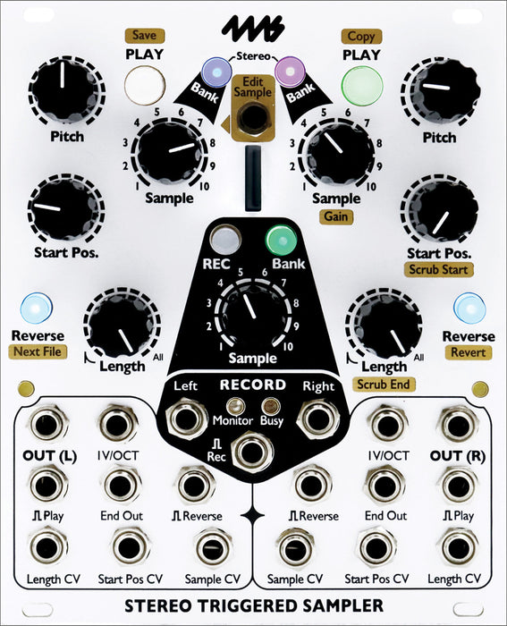 4ms Company STS Stereo Triggered Sampler Module