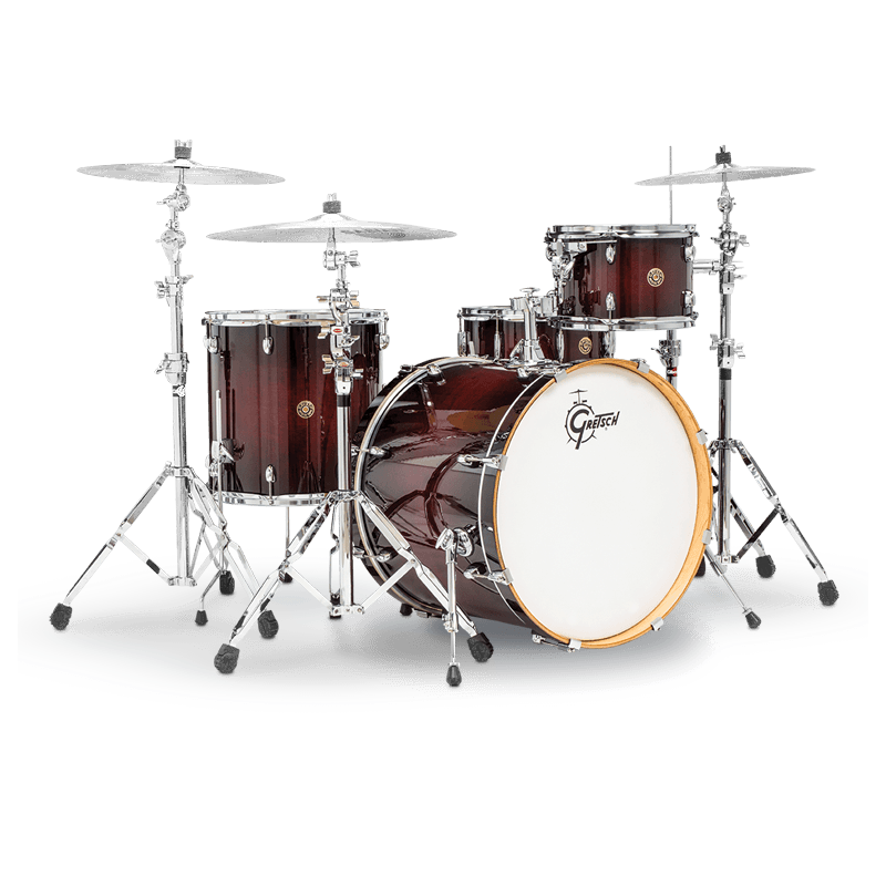 Gretsch Catalina Maple 4 Piece Shell Pack - Satin Deep Cherry Burst