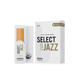 D'Addario ORSF10ASX2M Organic Select 10-Pack Jazz Alto Saxophone Reeds - 2 Medium