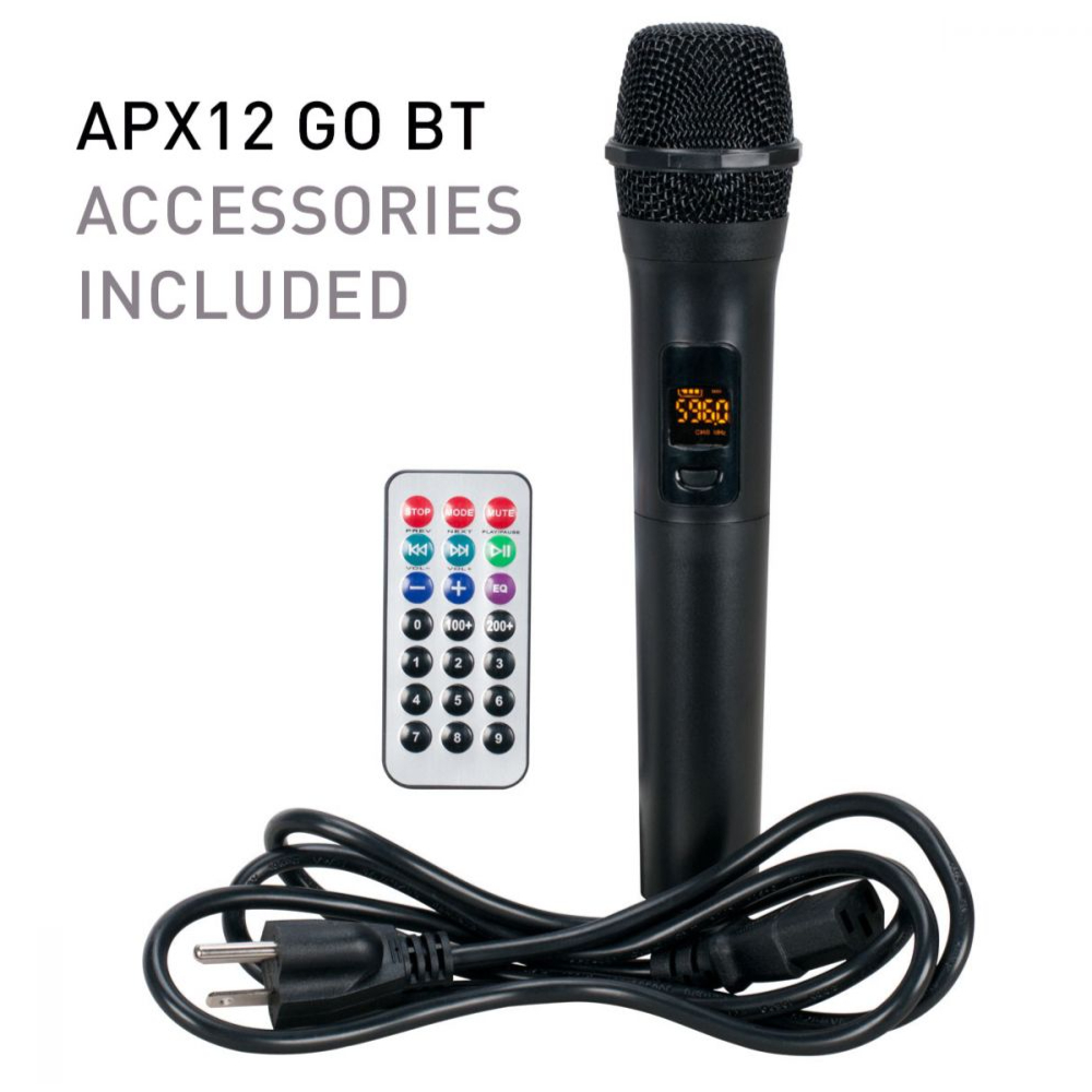 ADJ APX12 GO BT 12-Inch Battery Powered Bluetooth Speaker - New