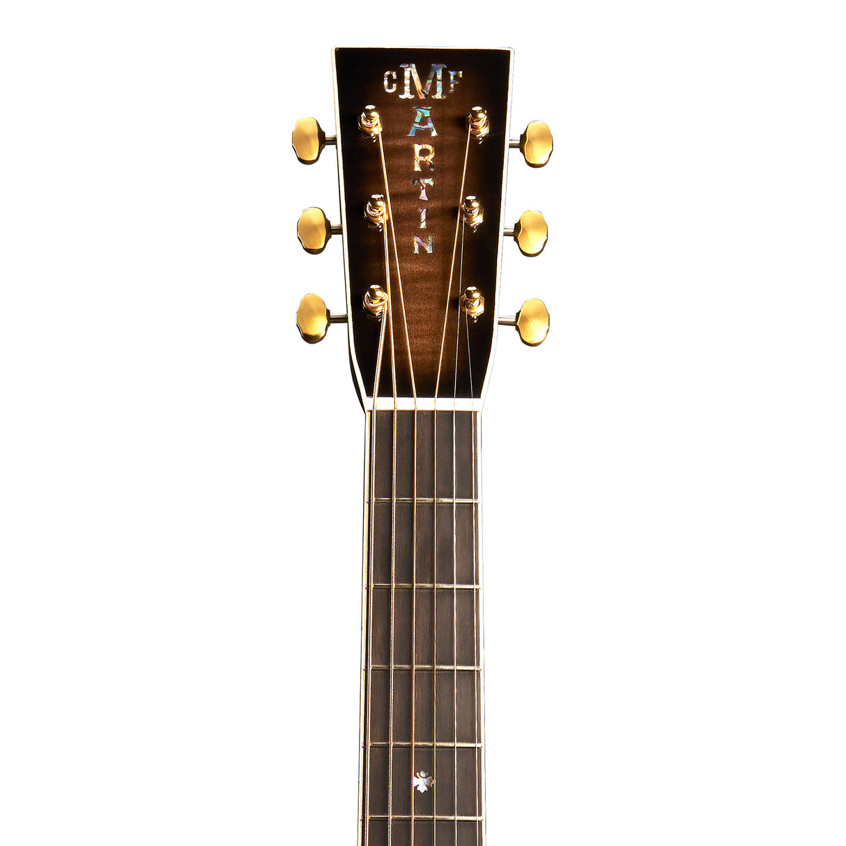 Martin Custom Shop M/0000-14F Quilted Maple/Engelmann Spruce Acoustic Electric Guitar - Paisley Ember Burst - Preorder