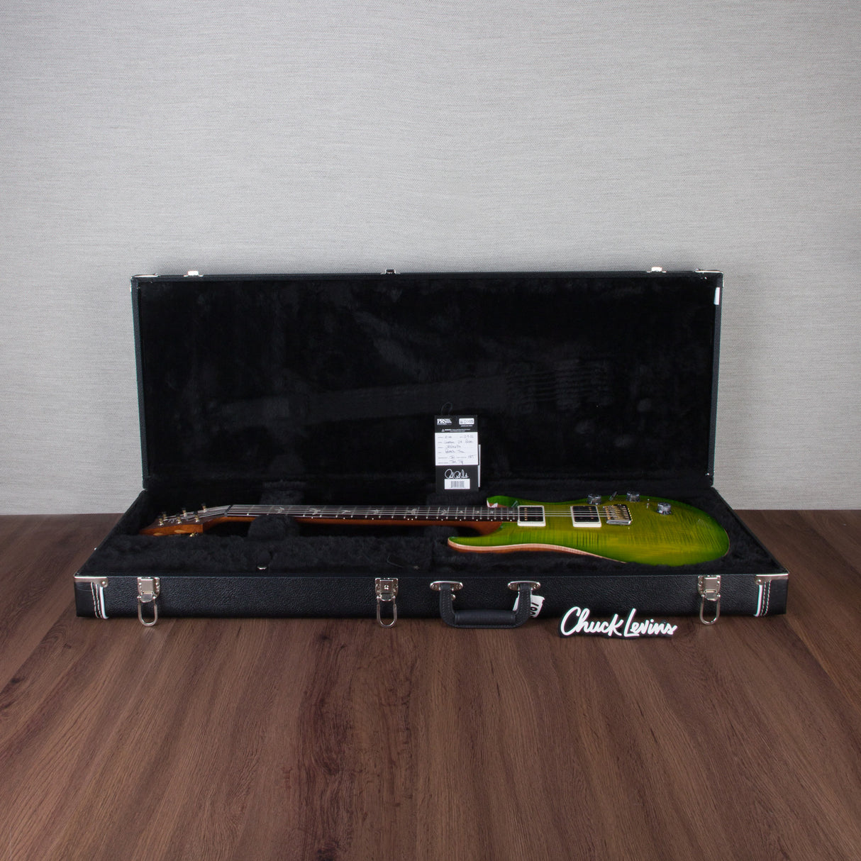 PRS Custom 24 Piezo 10 Top Electric Guitar - Eriza Verde - #220354674