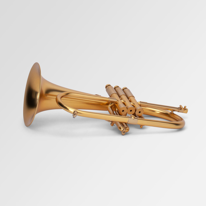 Adams F3v2 Bb Flugelhorn - Satin Gold Lacquered