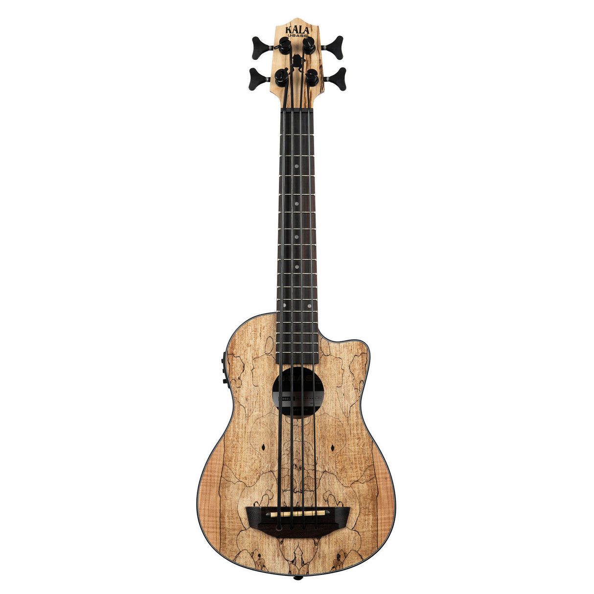 Kala U•BASS Spalted Maple Acoustic-Electric Bass Guitar