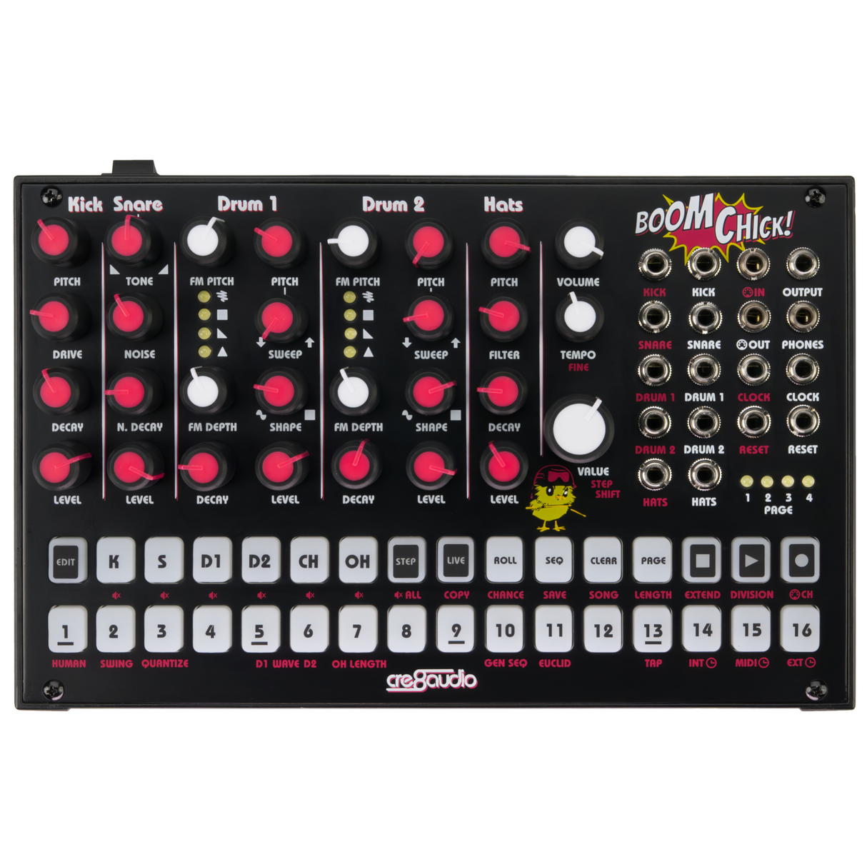 Cre8audio Boom Chick Analog Drum Machine
