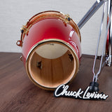 LP Custom Shop Junior Conga Set - Arena Red with Gold Hardware
