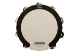 Grover SV-TAMB-GS 10-Inch Double-Row Tambourine - German Silver - Preorder