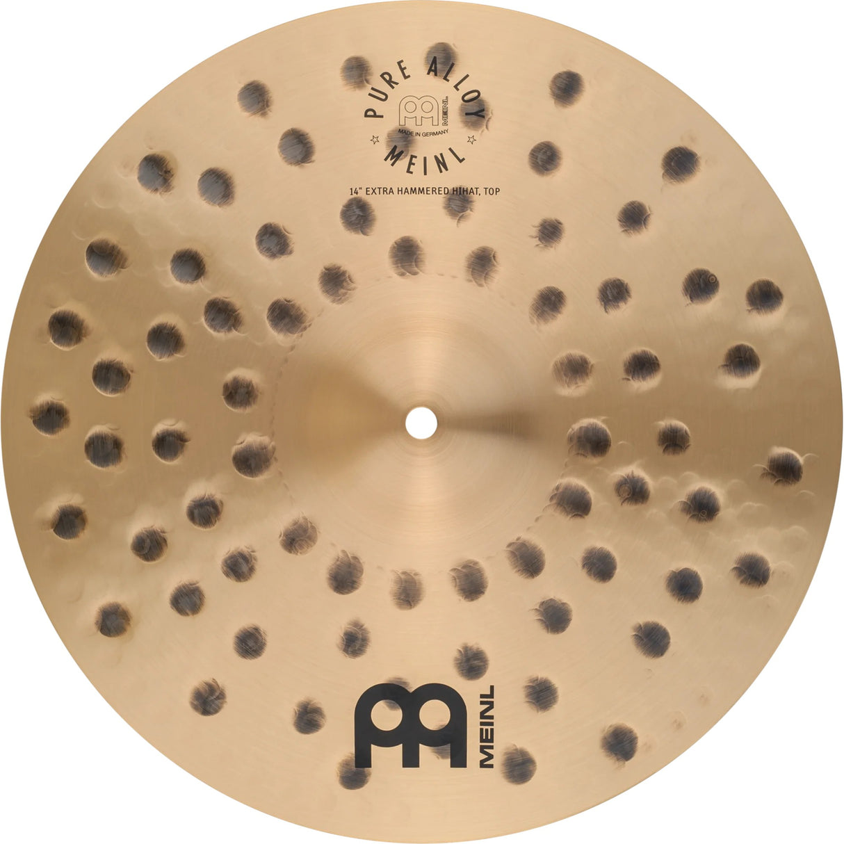 Meinl 14-Inch Pure Alloy Extra-Hammered Hi-Hat Cymbals