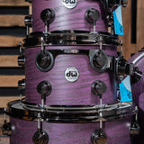 DW Collector's Oak 5-Piece Shell Pack with 22-Inch Kick - Lavender Satin Oil