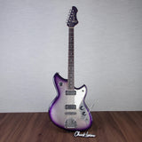 Novo Guitars Serus J Baritone Electric Guitar - Purple Stanger Burst - #251350
