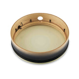 LP 14 x 4-Inch Tunable Tar Frame Drum - Black-to-Natural Fade