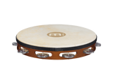 Meinl TAH1A-AB Traditional Goat Skin Wood Tambourine Aluminum Jingles