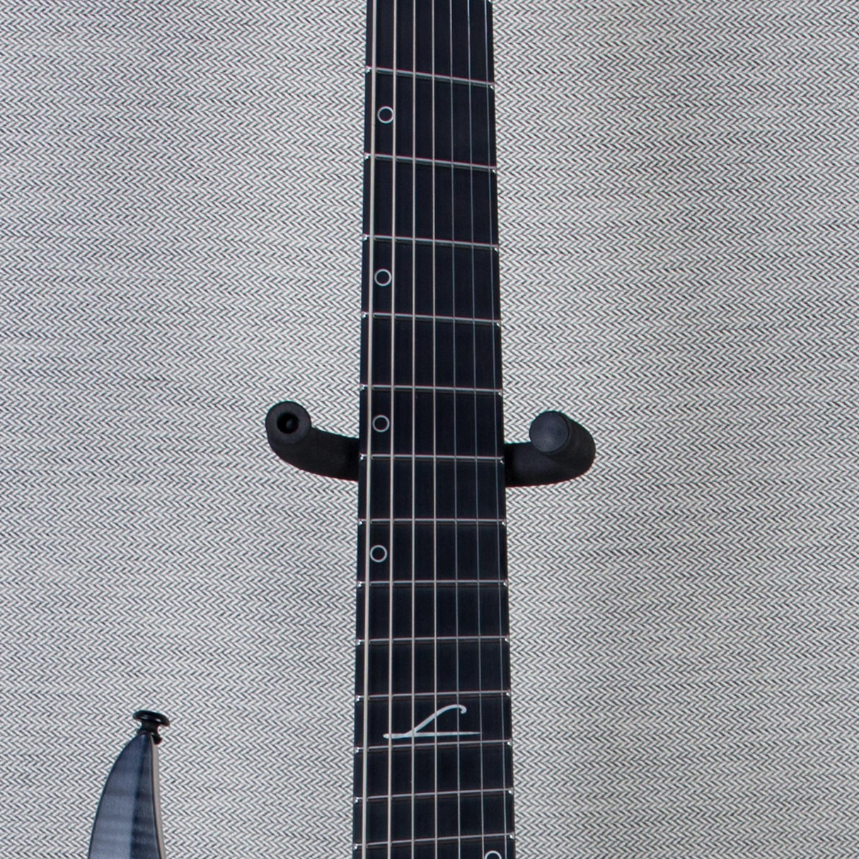 Legator G7FSS Ghost Multiscale 7-String Electric Guitar - Black Flame