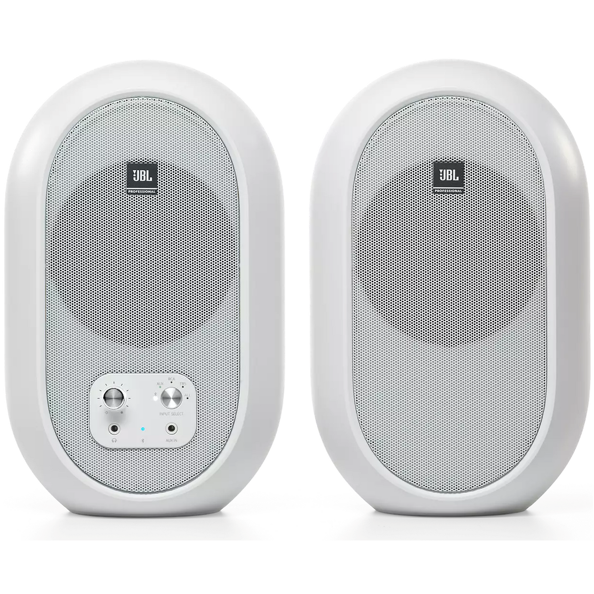 JBL 104SET-BT-US Compact Reference Monitor Pair with Bluetooth - White - Open Box - Open Box
