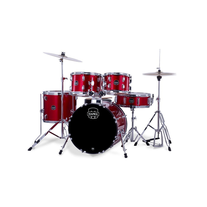 Mapex Comet 5-Piece Drum Set with 20-Inch Kick - Infra Red