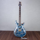 PRS 40th Anniversary Limited Edition Custom 24-08 Semi-Hollowbody Electric Guitar - Faded Whale Blue with Natural Back - #250399232