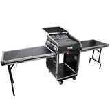 ProX T-16MRSS13ULT Universal 19 Rack-mount Mixer with 13U Top and 16U Front with 2 Side Work Tables