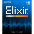 Elixir 12102 Nanoweb Coated Electric Guitar Strings With Anti-Rust, Medium (11 - 49)